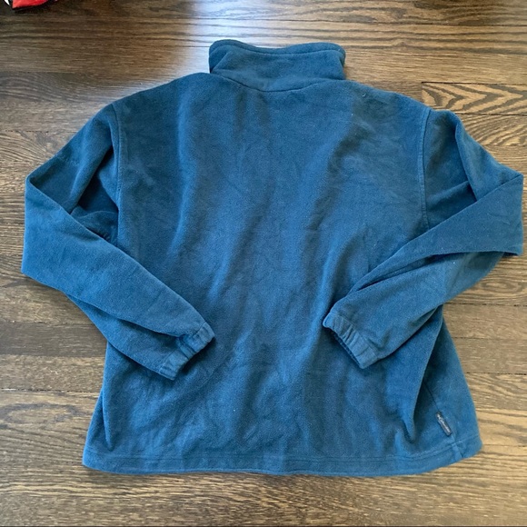 Columbia Fleece Jacket Mens XL Full Zip Dark Green Long Sleeve - Picture 5 of 8